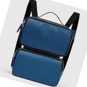 Men's Ecco CERAMIC BENTO Handbag Blue | Canada 730AHK